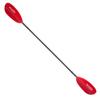 AQUA BOUND Manta Ray Fiberglass 2-Piece Snap-Button Kayak Paddle - Fiberglass Shaft, Reinforced Nylon Blades, Snap-Button Ferrule with 0 and 60 Feathering for Touring & Recreation (230 cm) view 1