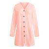 XUNRYAN Womens Long Sleeve Cardigans Fall Fashion 2022 Sweaters Open Front Casual Button Down Jacket Mid Long Thin Coat view 4