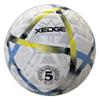 XEDGE Official Size Soccer Ball,Size 5 Training Ball for Girls,Boys,Youth Teenagers,Adults,Machine Stitched for Indoor Outdoor Play (Blue Yellow, Size 5) view 1
