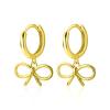 DAOMEI Real 925 Sterling Silver Earrings Women Fashion Heart/Star Small Love Stud Ear Clip Jewelry Gift view 1
