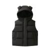 Toddler Boys Girls Sleeveless Winter Warm Outwear Vest Jacket Coat Bear Ears Solid Boys Winter Coat (A, 1-2 Years) view 1