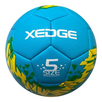 XEDGE Official Size Soccer Ball,Size 5 Training Ball for Girls,Boys,Youth Teenagers,Adults,Machine Stitched for Indoor Outdoor Play (Blue, Size 5)