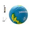 XEDGE Official Size Soccer Ball,Size 5 Training Ball for Girls,Boys,Youth Teenagers,Adults,Machine Stitched for Indoor Outdoor Play (Blue, Size 5) view 4
