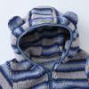 Toddler Kids Girls Casual Zip Up Cartoon Ear Fleece Hooded Jacket Coat Long Sleeve Thicken Girls (Dark Blue, 3-6 Months) view 3