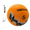 XEDGE Official Size Soccer Ball,Size 5 Training Ball for Girls,Boys,Youth Teenagers,Adults,Machine Stitched for Indoor Outdoor Play (Orange, Size 5) view 4