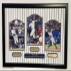Aaron Judges triple 8x10s 62nd Home Run professionally framed and double matted with engraved nameplates view 1