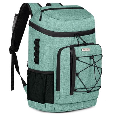Backpack Coolers Insulated Leak Proof 30 Cans with Reusable Ice Packs, 2 Insulated Compartments Cooler Bags Portable Lightweight Beach Travel Camping Lunch Backpack for Men and Women