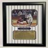 Aaron Judge 62nd Home Run 8x10 Photo Professionally framed and double matted with an engraved nameplate view 1