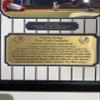 Aaron Judge 62nd Home Run 8x10 Photo Professionally framed and double matted with an engraved nameplate view 2