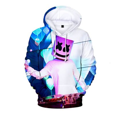 Sudadera Con Capucha Para Hombre, Con Estampado 3d De DJ, Chaqueta De Dibujos Animados, Abrigo, Ropa De Gran Tamao,WH279,S