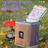 CAMPINGMOON Camping Gear Lantern Storage Case T-8,T-9 (8.7'' height (T-8BC)) view 2