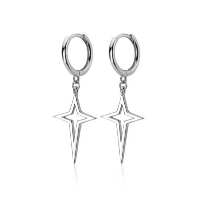 DAOMEI Real 925 Sterling Silver Earrings Women Fashion Heart/Star Small Love Stud Ear Clip Jewelry Gift