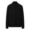 Men's Full Zip Running Track Jacket Loose Fit Zipper Mock Neck Sweatshirt Lightweight Workout Athletic Jackets (Black,X-Large) view 2