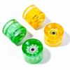 KAUYITWA 65mm Light Up Skateboard Wheels 78A + ABEC-9 Bearing Steel (Pack of 4) (Green) view 3