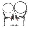 Cyclon MT200 MTB Hydraulic Disc Brakes Set, Left Front 800mm Right Rear 1500mm Aluminum Alloy Hydraulic Bike Brakes, Dual Disc Piston Fit 160mm/180mm Rotors Hydraulic Brakes view 1