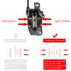 Cyclon MT200 MTB Hydraulic Disc Brakes Set, Left Front 800mm Right Rear 1500mm Aluminum Alloy Hydraulic Bike Brakes, Dual Disc Piston Fit 160mm/180mm Rotors Hydraulic Brakes view 4