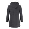 Maiyifu-GJ Men's Zip Up Long Cardigan Sweater Open Front Hooded Knitted Cardigans Winter Warm Longline Slim Fit Knit Coat (Grey,Medium) view 2