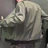 Men's Full Zip Bomber Jacket Casual Lightweight Active Windbreaker Spring Fall Thin Windproof Coat Outwear (Green,Large) view 4