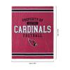 Arizona Cardinals NFL Team Property Sherpa Plush Throw view 3