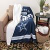 Dallas Cowboys NFL Team Property Sherpa Plush Throw view 2