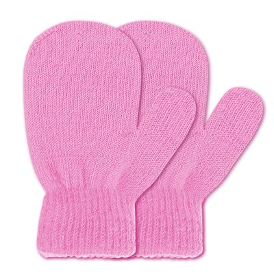 Uttpll Mittens for Toddler Soft Knitted Warm Winter Gloves Kids Fun Halloween Christmas Magic Mittens for Boys Girls Baby Supplies Pink One Size