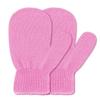 Uttpll Mittens for Toddler Soft Knitted Warm Winter Gloves Kids Fun Halloween Christmas Magic Mittens for Boys Girls Baby Supplies Pink One Size view 1