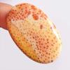 SilverO Natural Louisiana Palm Wood Jasper Oval Shape Cabochon Size 40x25x4.5 MM Pendant Jewelry Making Gemstone It Helps its Wearer to be Practical and Strong AG-14711 view 2