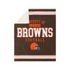 Cleveland Browns NFL Team Property Sherpa Plush Throw view 1