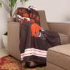 Cleveland Browns NFL Team Property Sherpa Plush Throw view 2