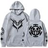 EMIVIA Sudadera Con Capucha De Una Pieza, Holgada, Unisex, Con Estampado De Ley,Gris,4XL view 1