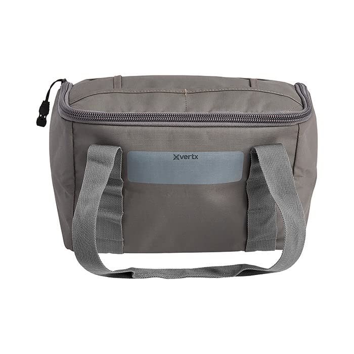 Vertx VTAC Stackable Tool Pouch Cube Storage Organizer, Car Tactical Gear Carry Bag, Ammo, Mag, Portable EDC Tool Storage Travel Carrying Containers, 10L Capacity, MD, Snow Line Grey (F1 VTX5706)