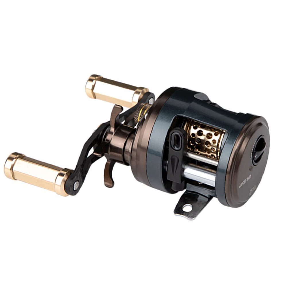 JOTOUCH Right Hand Metal Round Baitcasting Reel 11+1BB 6.2:1 High Speed Gear Ratio Saltwater Bait Cast Drum Fishing Reel Lure Fishing for Catfish, Musky, Bass, Pike(Ink Green)