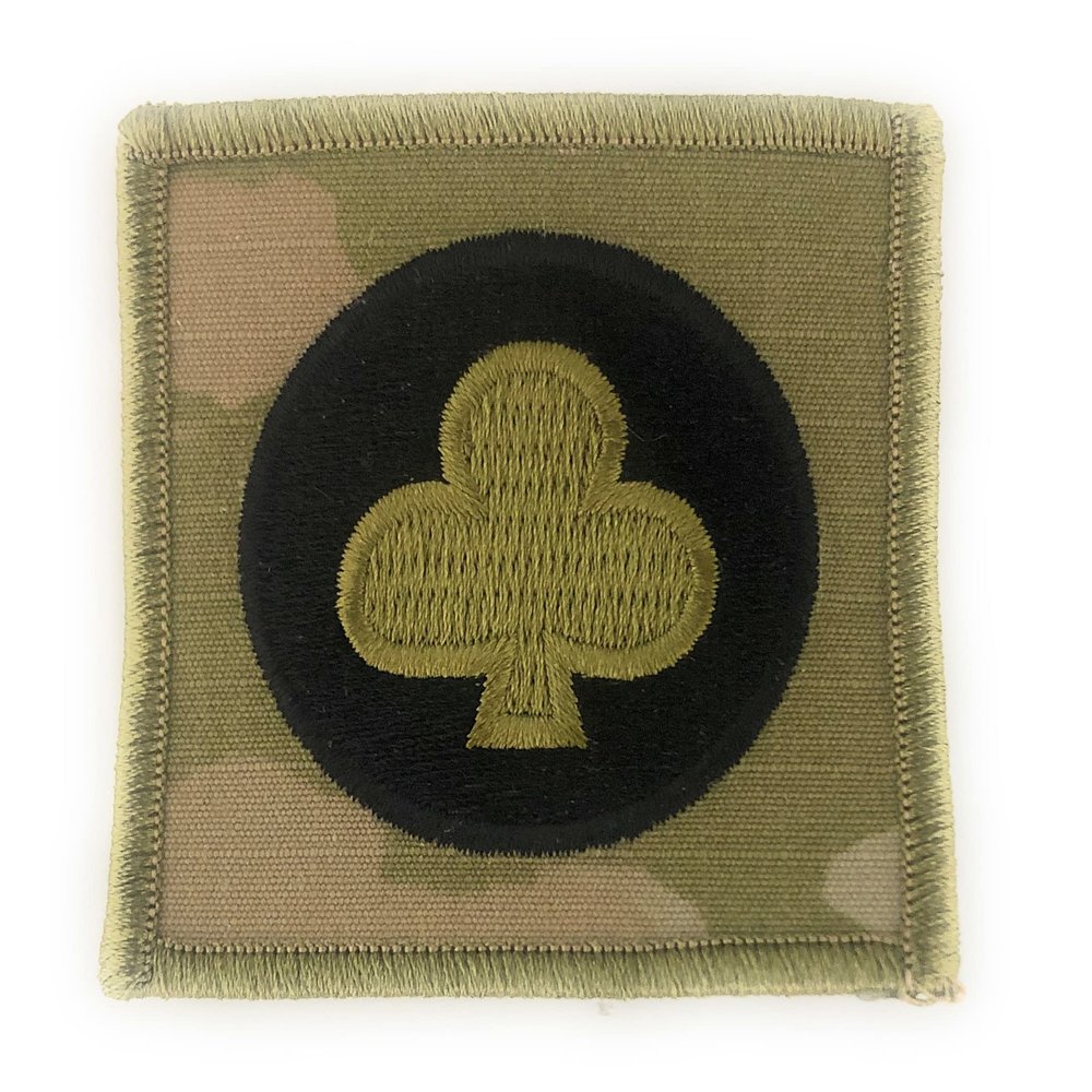 CLUB W/ROTC 2ND LT DOT OCP HELMET PATCH
