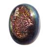 SilverO Beautiful Titanium Druzy Cluster Oval Shape 21 CTW Cabochon, Jewellery Making, Size 20x15x9 MM, Pendant Stone, Druzy Quartz, AG-14302