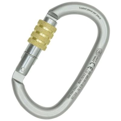 Kong Italy - Ovalone Carbon Screw Sleeve Carabiner - Lunar White