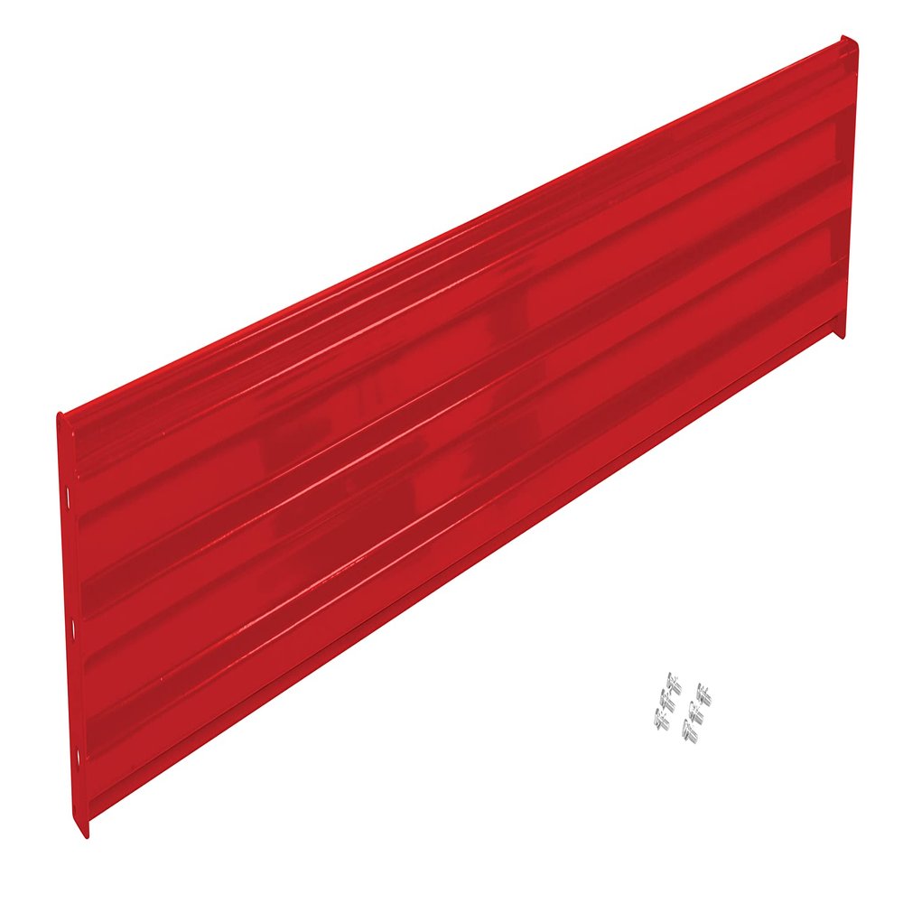T & S EQUIPMENT CO 8 Ft 3 Rib Bolt On Guard Rail Red