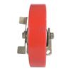 Poly Swivel With Brake 8x2 Red view 4