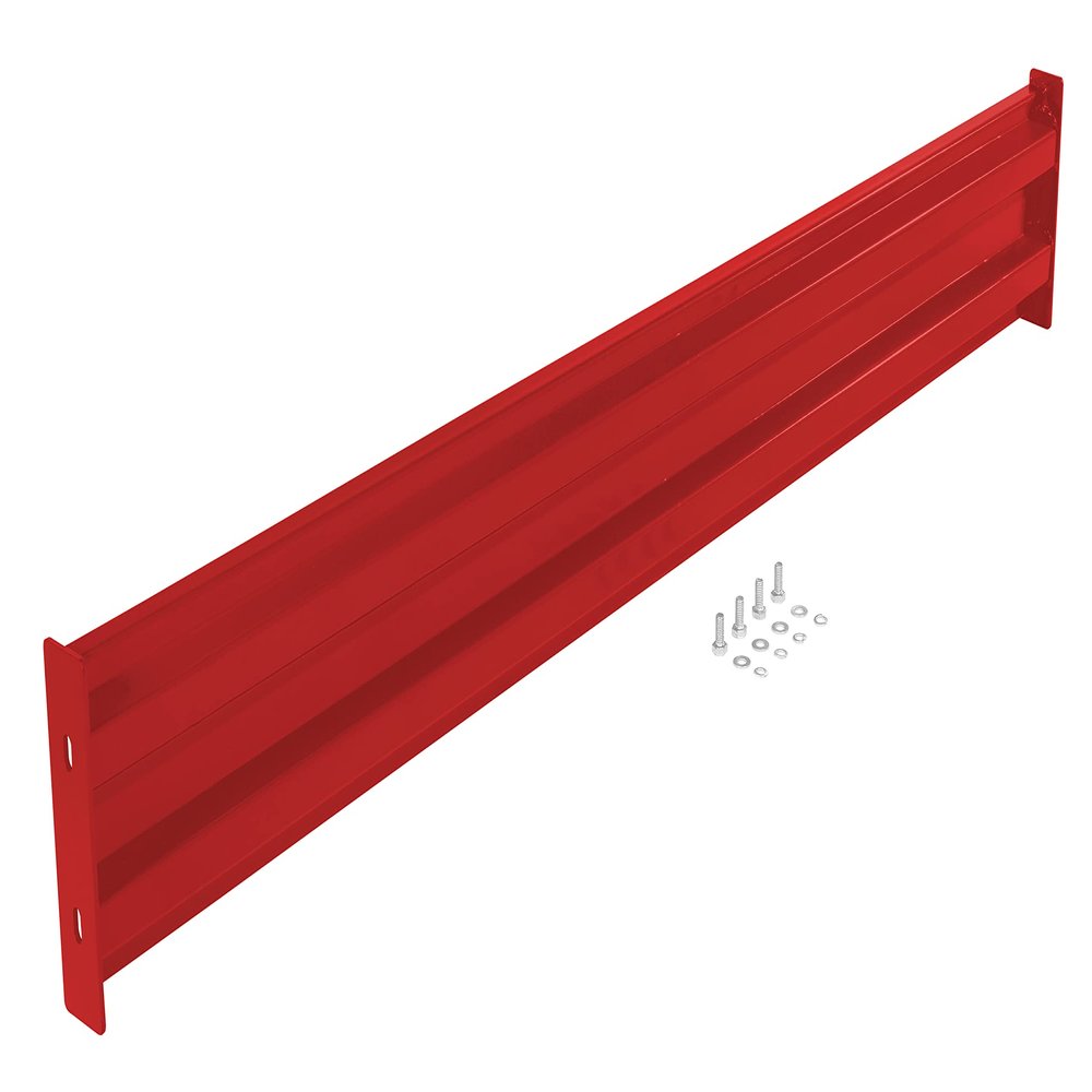 T & S EQUIPMENT CO 8 Ft Bolt On Guard Rail Red
