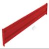T & S EQUIPMENT CO 8 Ft Bolt On Guard Rail Red view 1