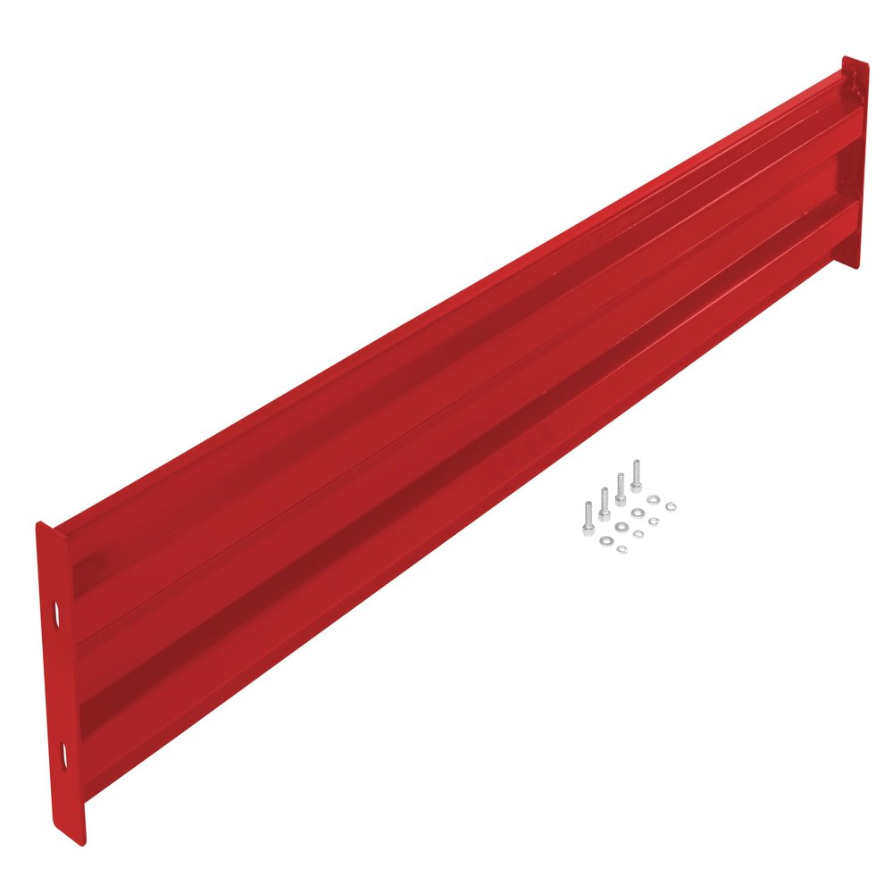 T & S EQUIPMENT CO 7 Ft Bolt On Guard Rail Red