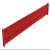 T & S EQUIPMENT CO 7 Ft Bolt On Guard Rail Red view 1