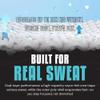 SweatHawg Double Absorbency Headband| Adjustable Sports Headband for Men & Women | Ultra-Wicking, Quick Drying and Cooling/Lightweight Sweat Control | Ideal for Work, Workouts, and Sports | White view 3