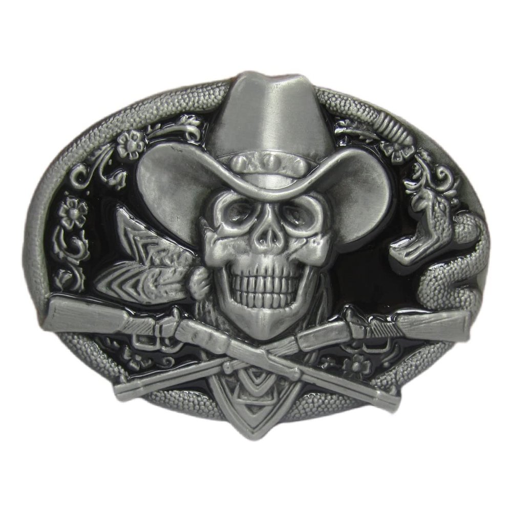 COOLLA Cowboy Belt Buckles for Men-Western Belt Buckles for Women-Western Cowboy Large Belt Buckles (Cowboy)