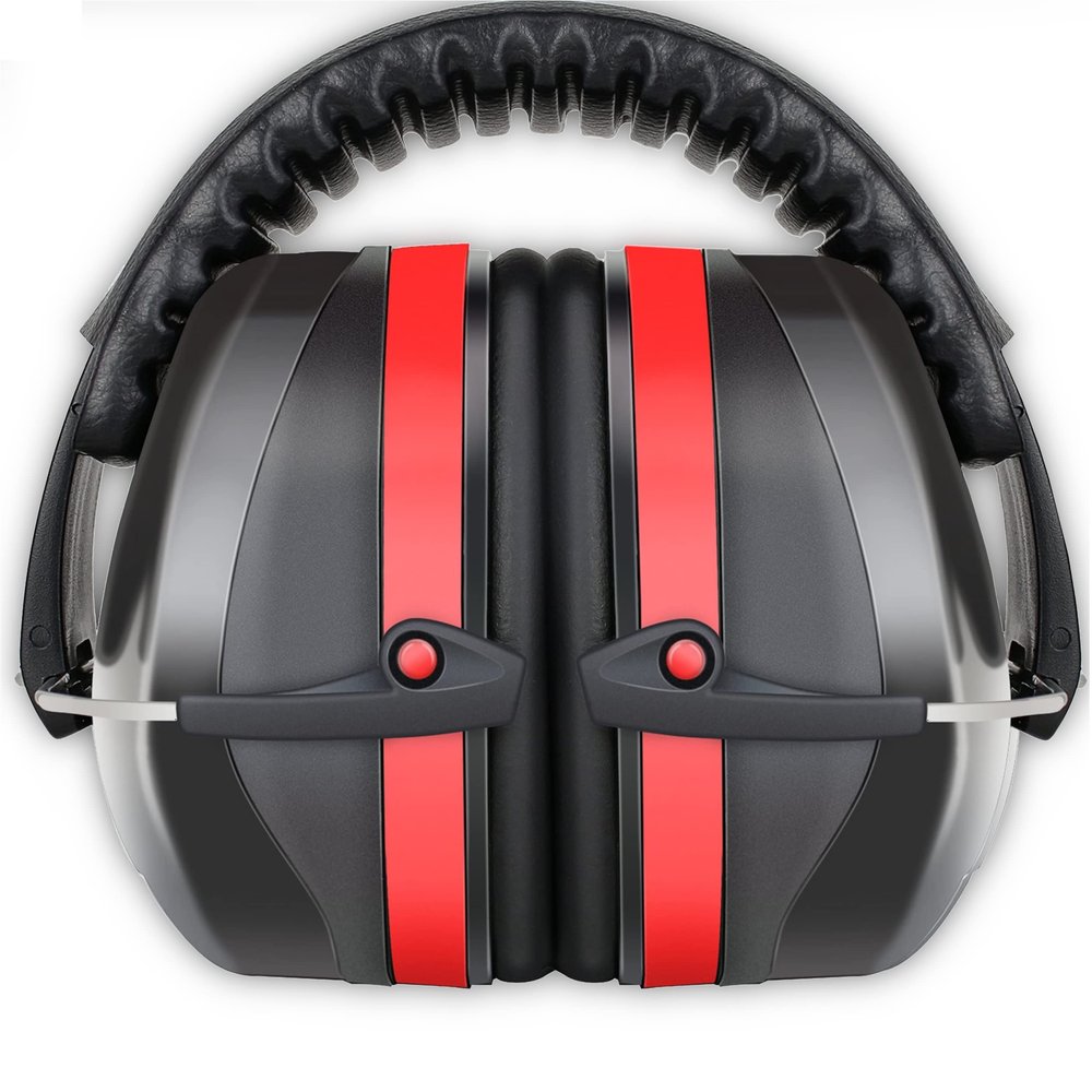 Cedar Mill Fine Firearms Adjustable Hearing Protection Noise Cancelling Sound Blocking Gun Range Earmuffs for Hunting, Shooting, and Mowing fit for Adults, Youth, and Small Adults