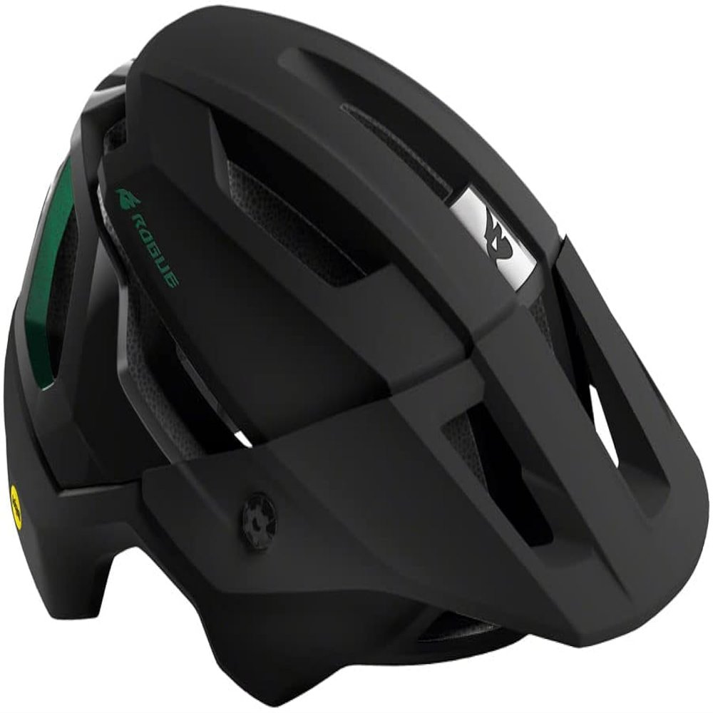 Bluegrass Rogue Core MIPS Helmet | Trail Mountain Bike | Matte/Glossy Black Iridescent | Small