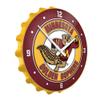 The Fan-Brand NCAA Minnesota Golden Gophers: Goldy: Gold - Bottle Cap Wall Clock - Sports Team Bar Sign Dcor - Home, Dorm, Garage, Office, Fan Cave view 2