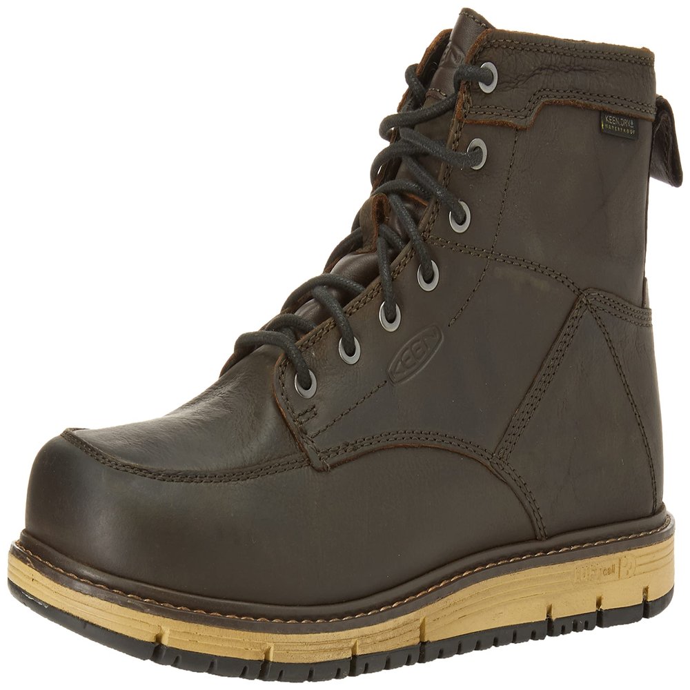 Keen 102320311.5D san Jose 6'' wp Soft Toe-m Cascade Brown/Black 11.5D
