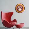 The Fan-Brand NCAA Minnesota Golden Gophers: Maroon - Bottle Cap Wall Clock - Sports Team Bar Sign Dcor - Home, Dorm, Garage, Office, Fan Cave view 3