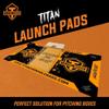 Titan Bags Professional Cornhole Launch Pitch Pads - Set of 2 Portable Professional Tossing Mats for Cornhole Games, Indoor Tournaments & Sports - (5' x 8') (Cornhole Boards Not Included) view 2