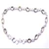 Natural Green Amethyst Cut Gemstone 925 Sterling Silver Bezel Bracelet (Tennis, 8 inch) view 2